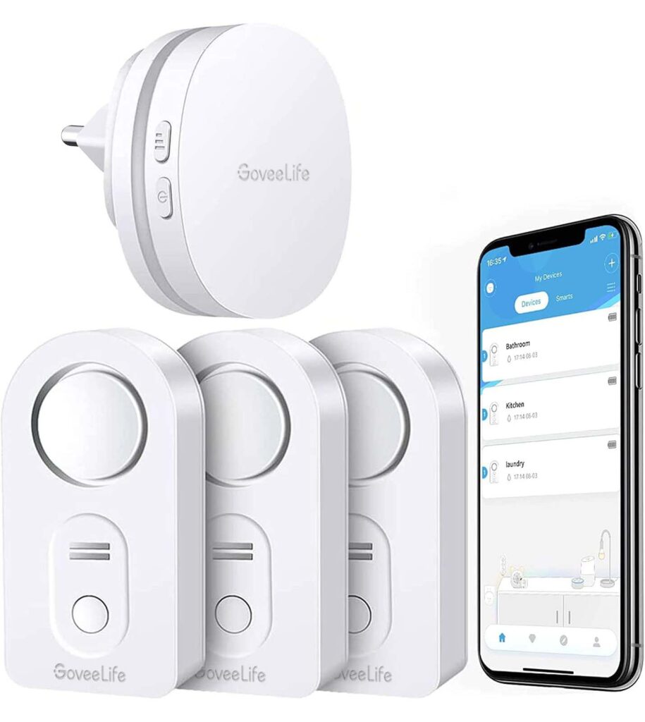 GoveeLife Smart Wassermelder WLAN mit Gateway