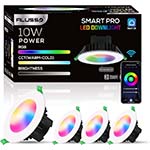ALUSSO Smart LED RGB Einbaustrahler 230V 10W Dimmbar