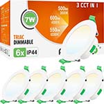 ALUSSO LED Einbaustrahler 230V 7W 6 Stk