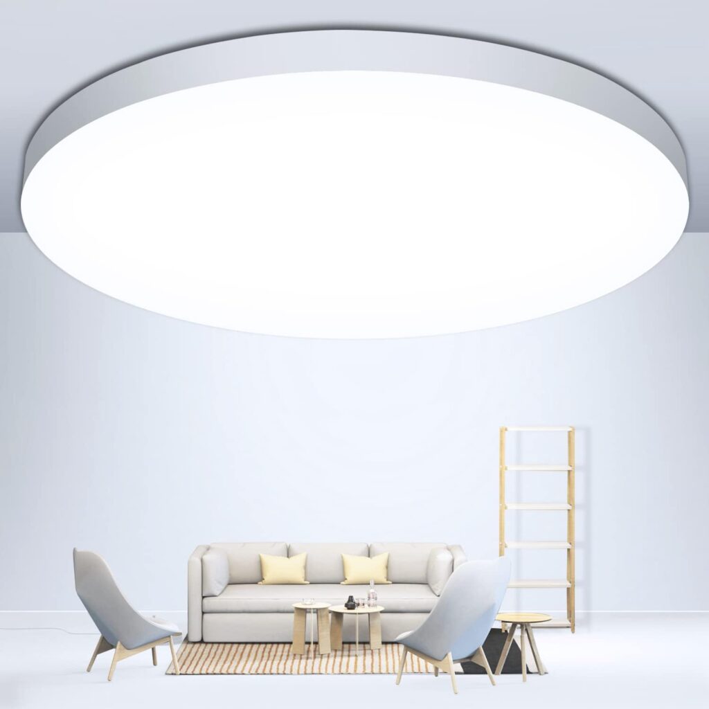 OUILA LED Deckenleuchte Flach 24W 6500K