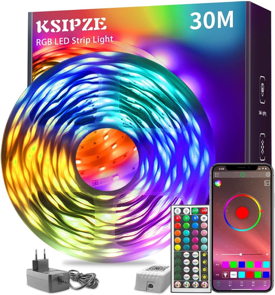 KSIPZE Led Strip 30m