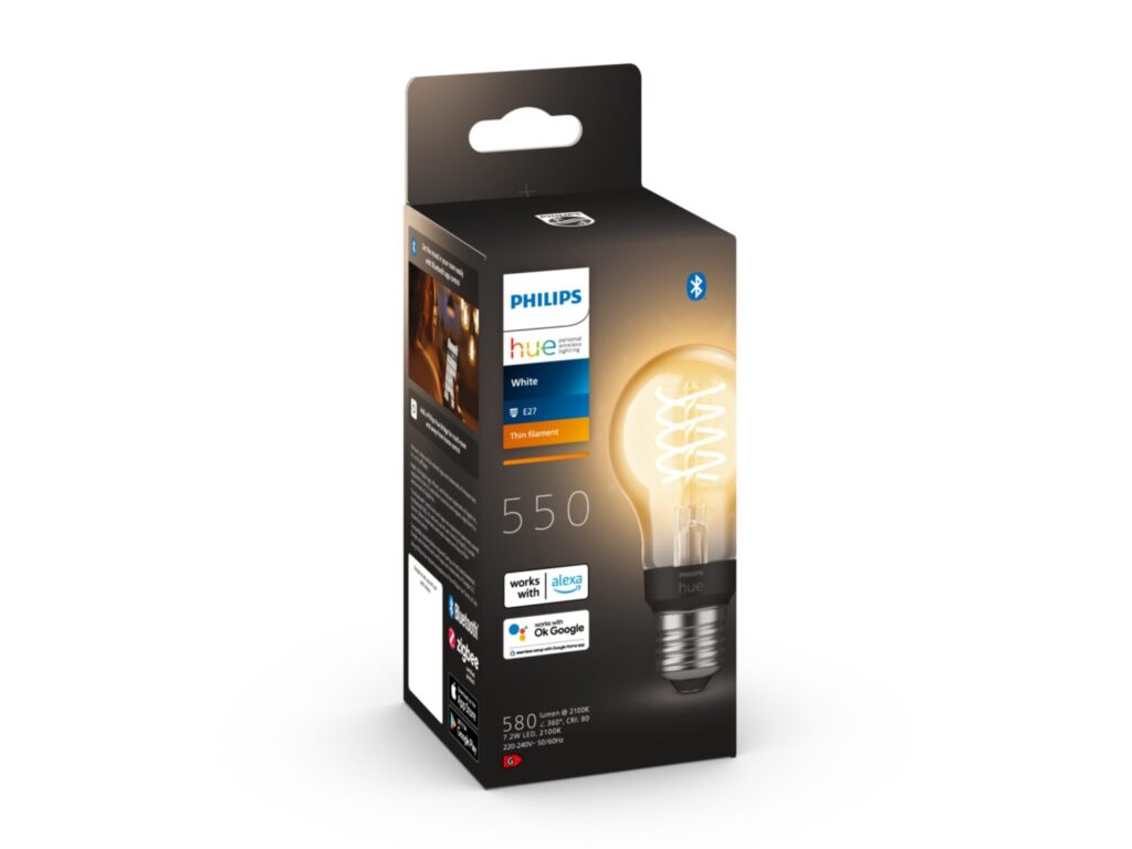 Philips Hue White Filament A60 LED E27