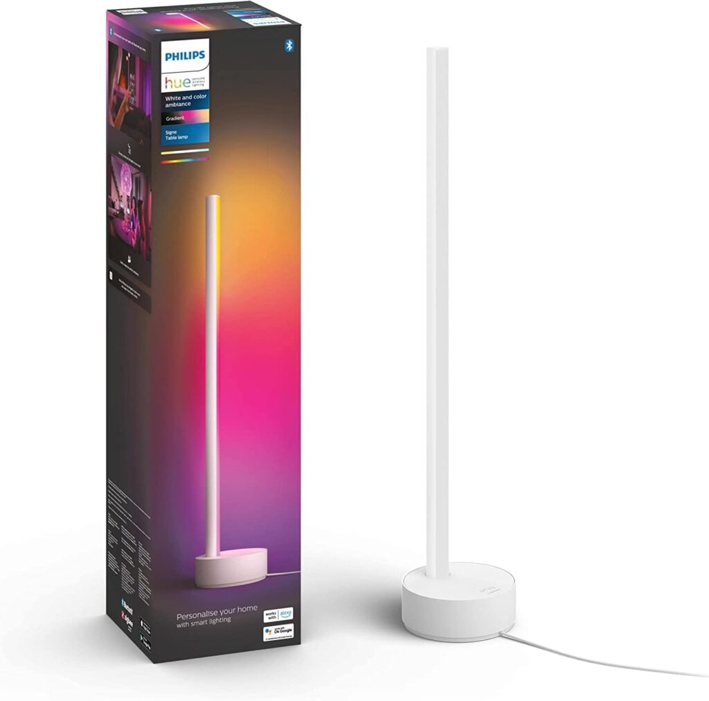 Philips Hue Gradient Signe LED Tischleuchte weiß