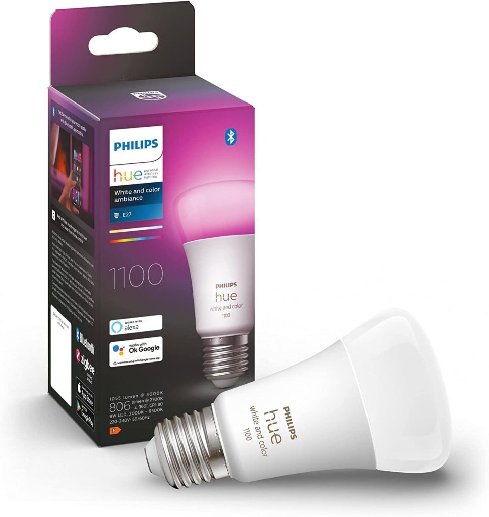 Philips Hue White & Color Ambiance LED Lampe E27