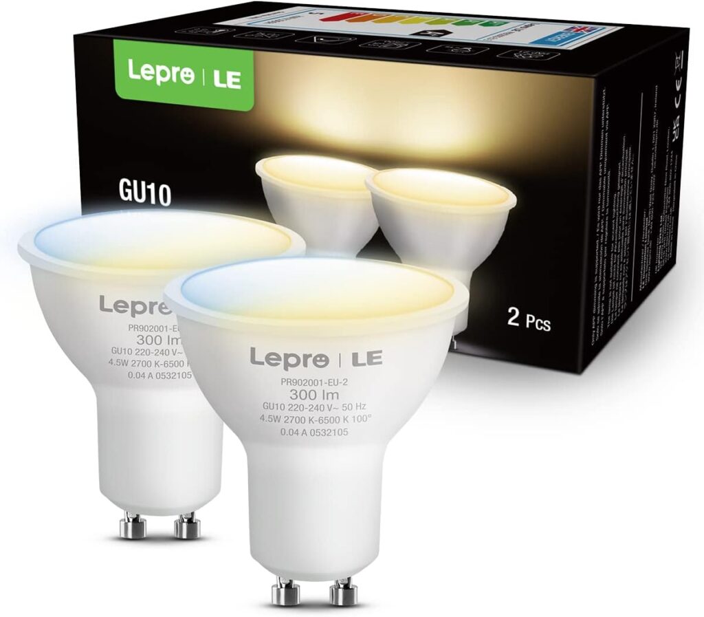 Lepro 4.5W Smart GU10 LED Lampen