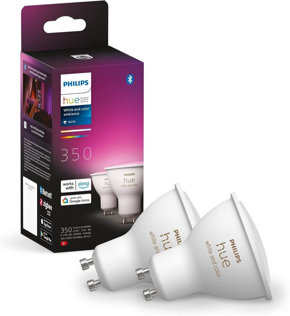 Philips Hue White & Color LED Lampe GU10 2 Stk