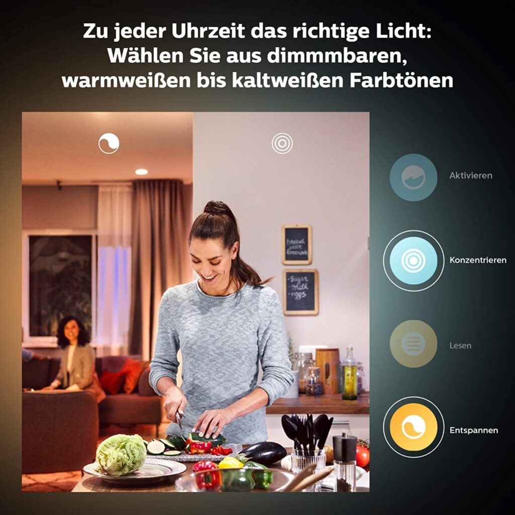 Philips Hue White Ambiance LED Lampe GU10