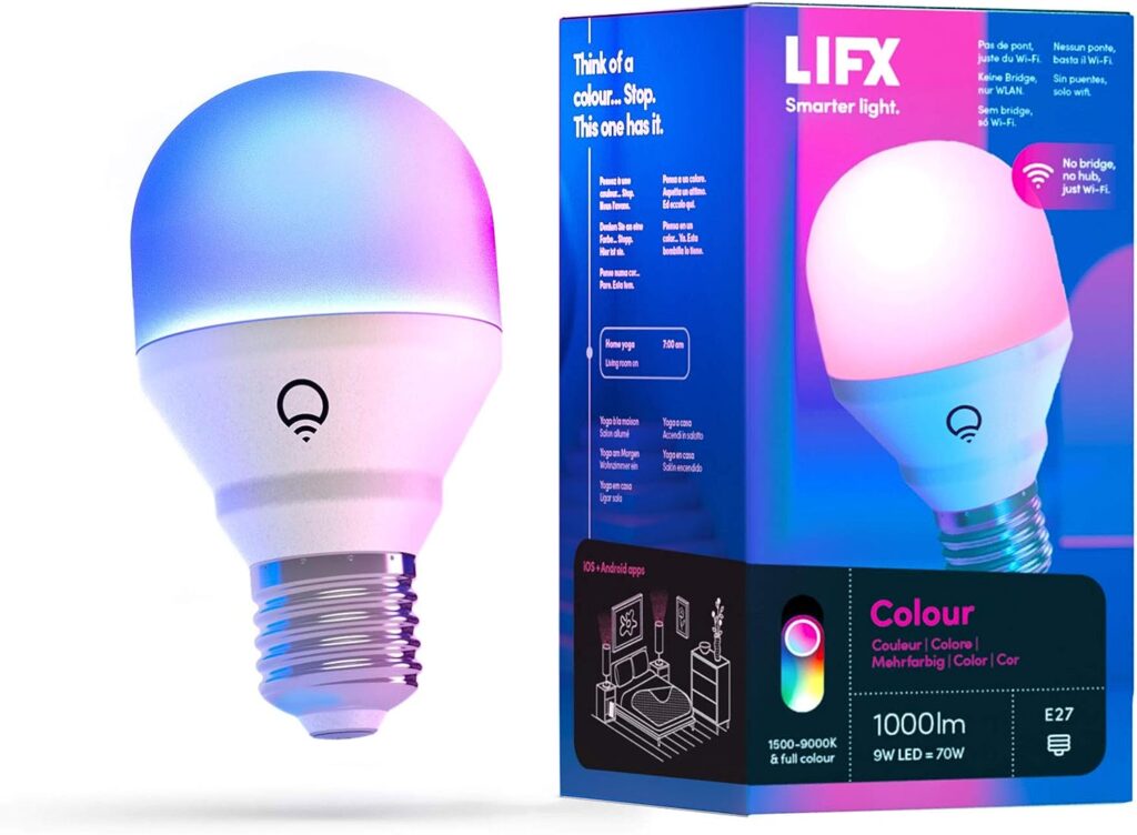 LIFX Colour A60 1000lm E27 LED Lampe