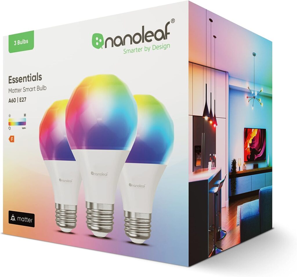 Nanoleaf Matter Essentials LED Lampen E27 3 Stk