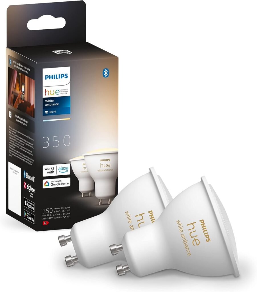 Philips Hue White Ambiance LED Lampe GU10