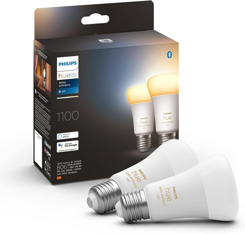 Philips Hue White Ambiance LED Lampe E27