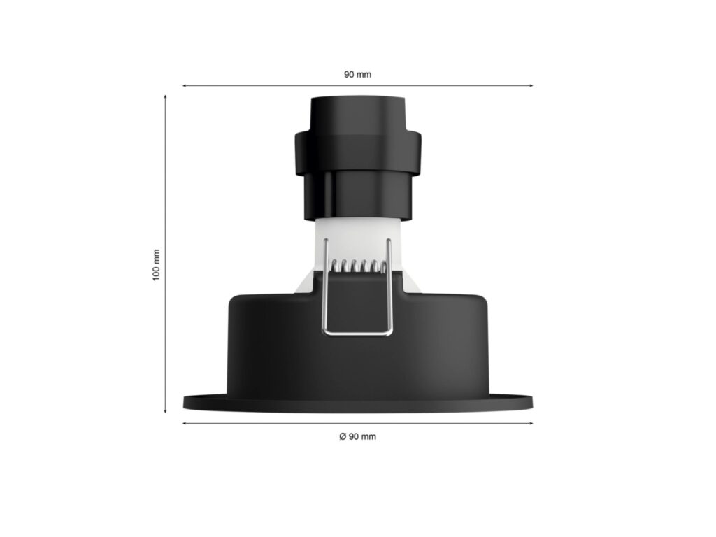 LED Einbauspot rund Aluminium