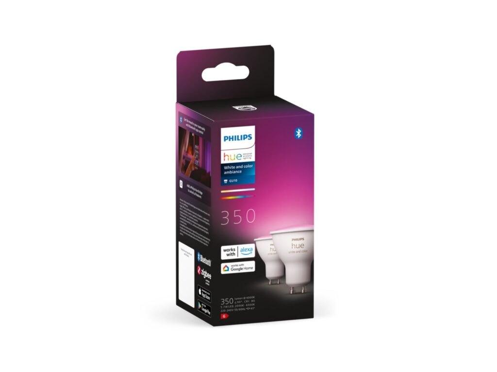 Philips Hue White & Color Ambiance GU10 LED Lampe