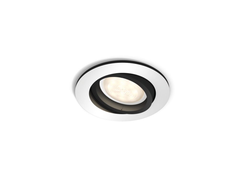 Philips Hue Milliskin LED Einbauspot rund Aluminium