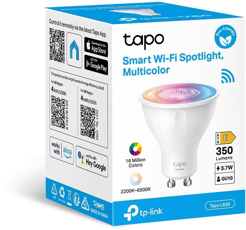 Tapo TP-Link Smarte WLAN LED Lampe GU10 L630 2 Stk