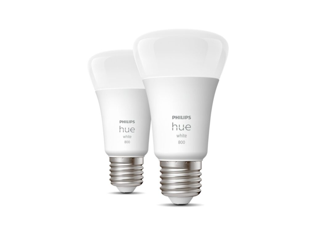 Philips Hue White LED Lampe E27 2Stk