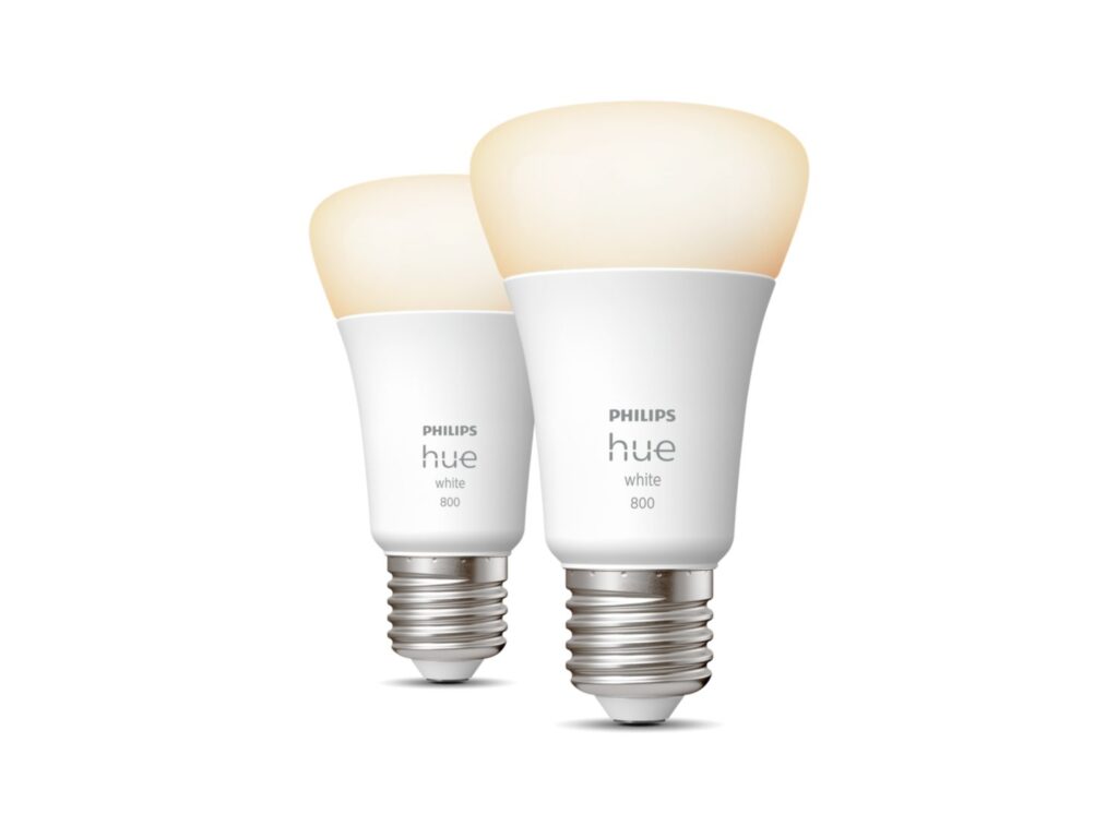 Philips Hue White LED Lampe E27 2Stk