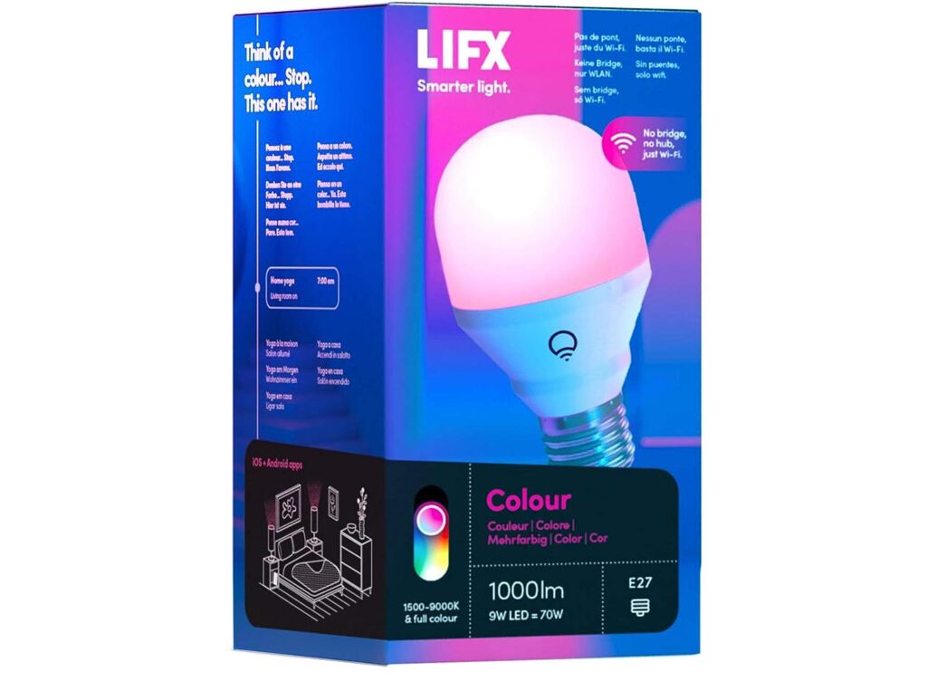 LIFX Colour A60 1000lm E27 LED Lampe