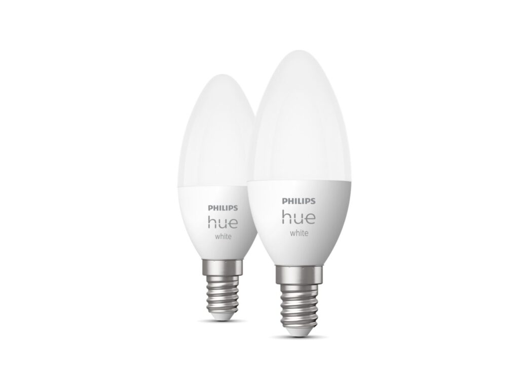 Philips Hue White E14 LED Glühbirnen Doppelpack