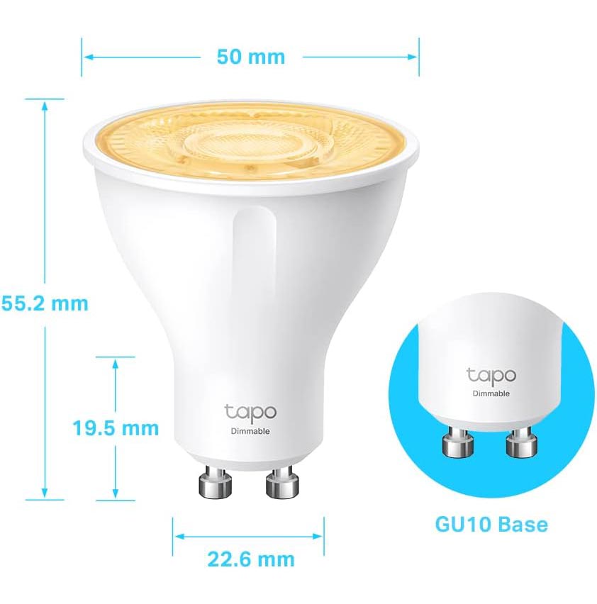 Tapo TP-Link Smart WLAN GU10 L610 LED Lampe 4 Stk