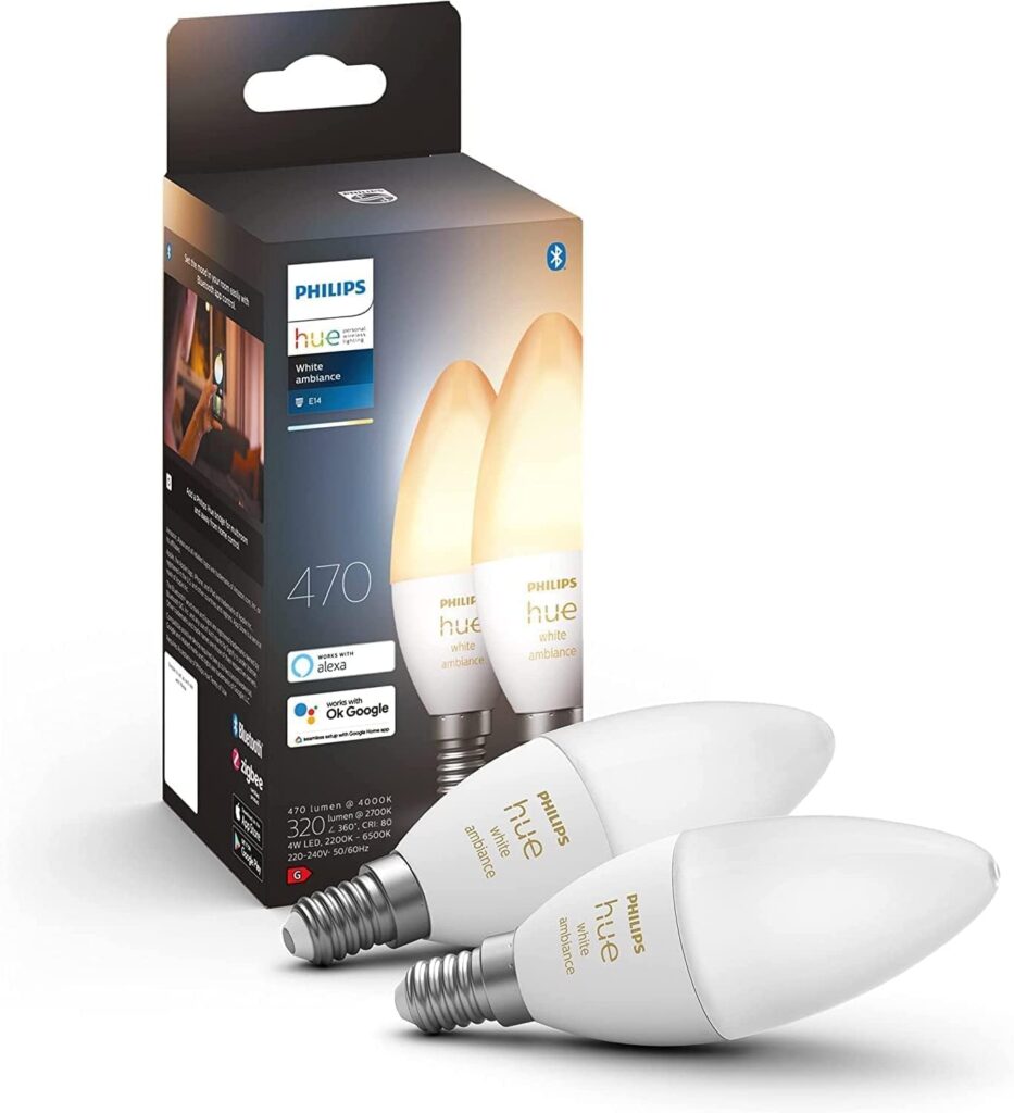 Philips Hue White Ambiance E14 LED Lampe