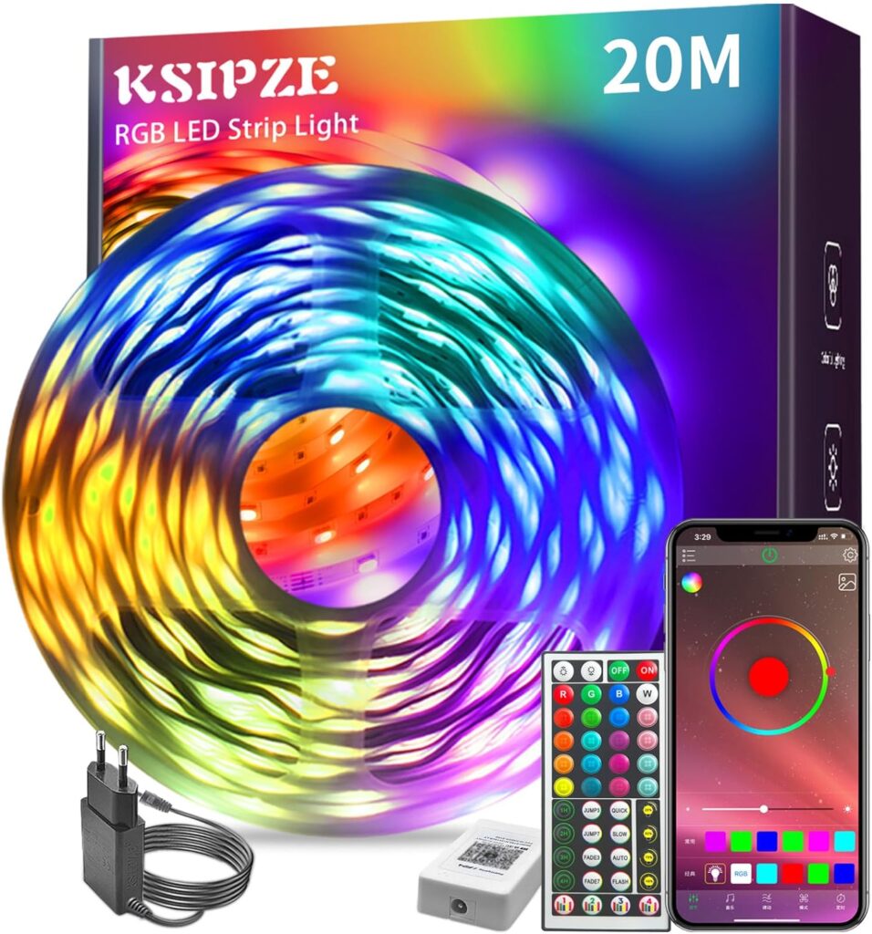 KSIPZE Led Strip 20m