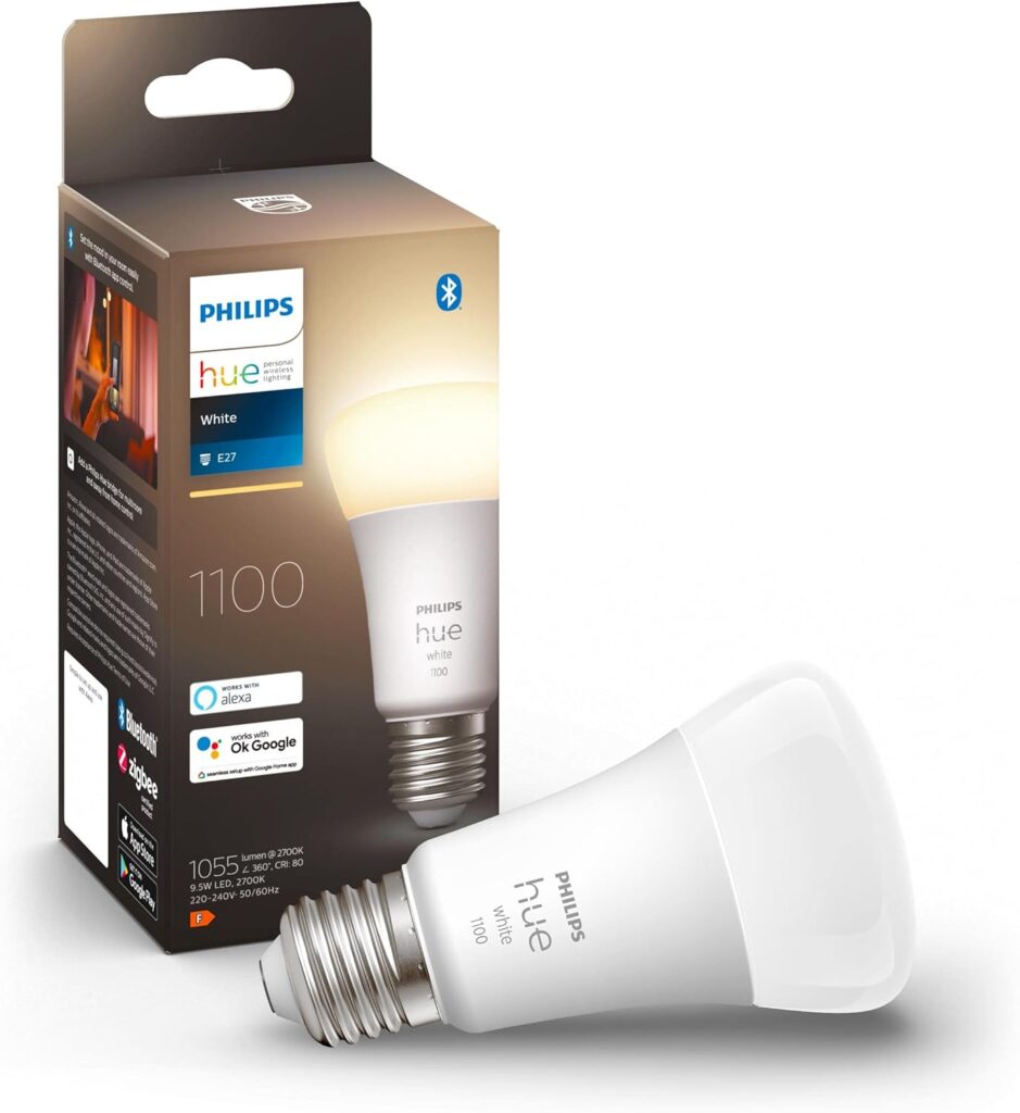 Philips Hue White LED Lampe E27 1100lm