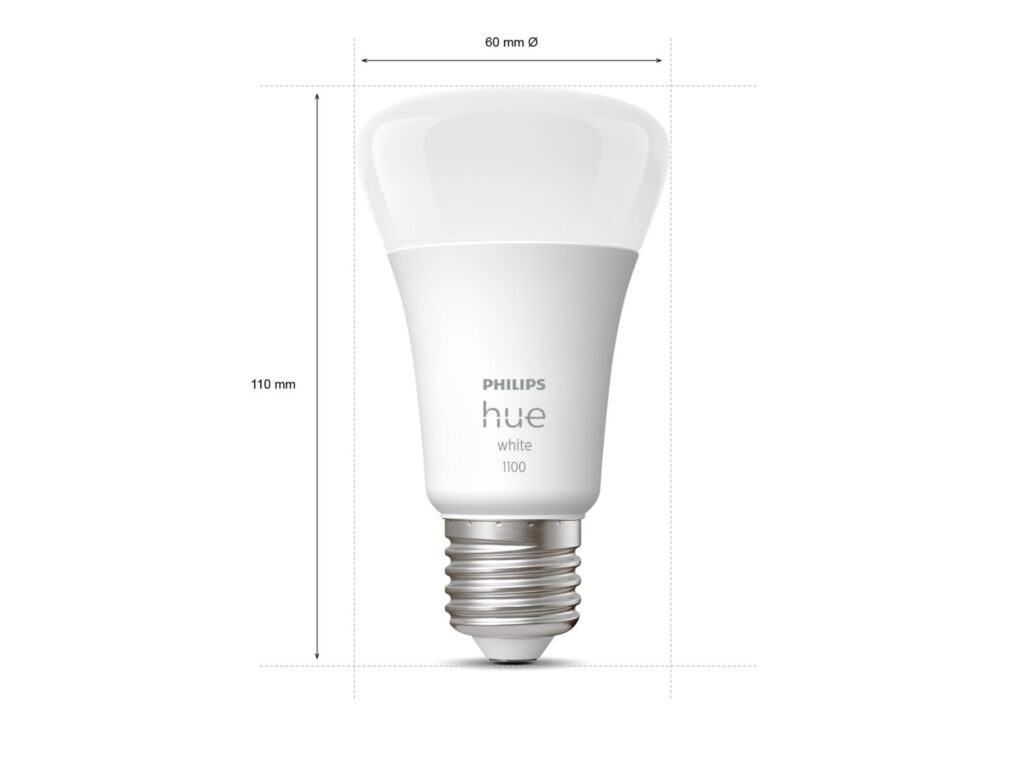 Philips Hue White LED Lampe E27 1100lm
