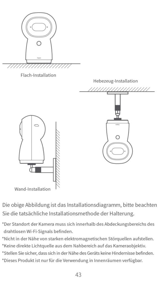 Anweisungen 2K Zigbee Wi-Fi Überwachungskamera