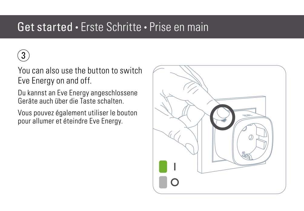 Benutzerhandbuch für Eve Energy - Smarte Steckdose