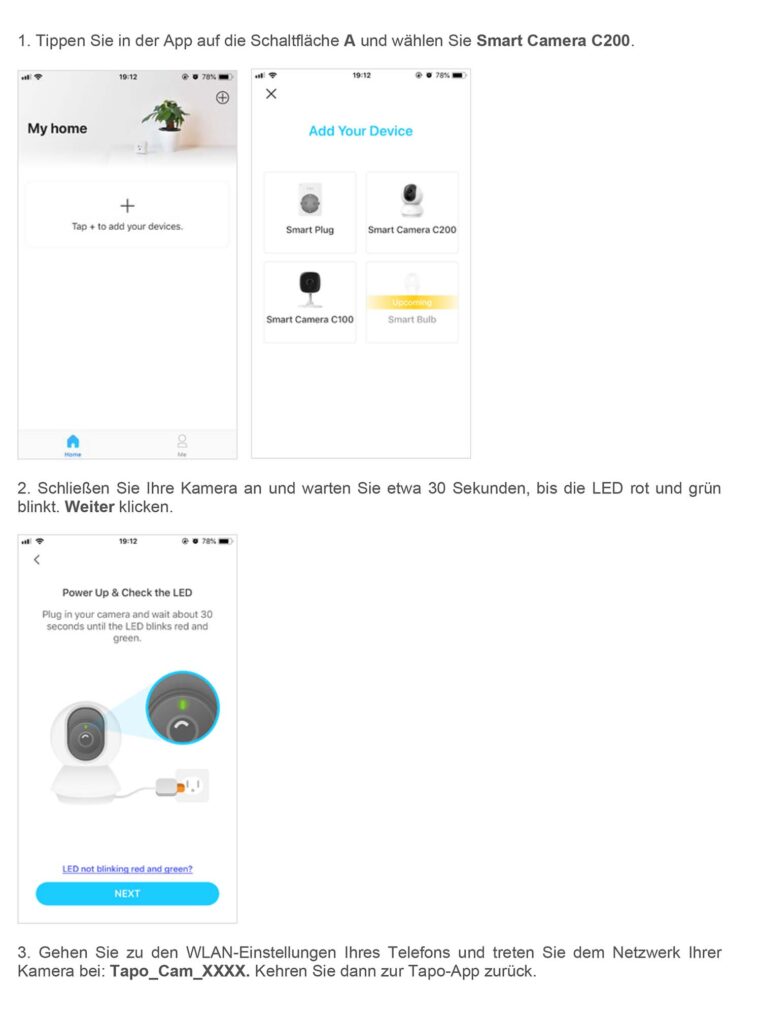 Benutzerhandbuch für TP-Link Tapo C200