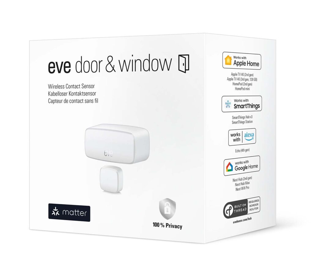 Eve Door and Window - Smarter Kontaktsensor Matter