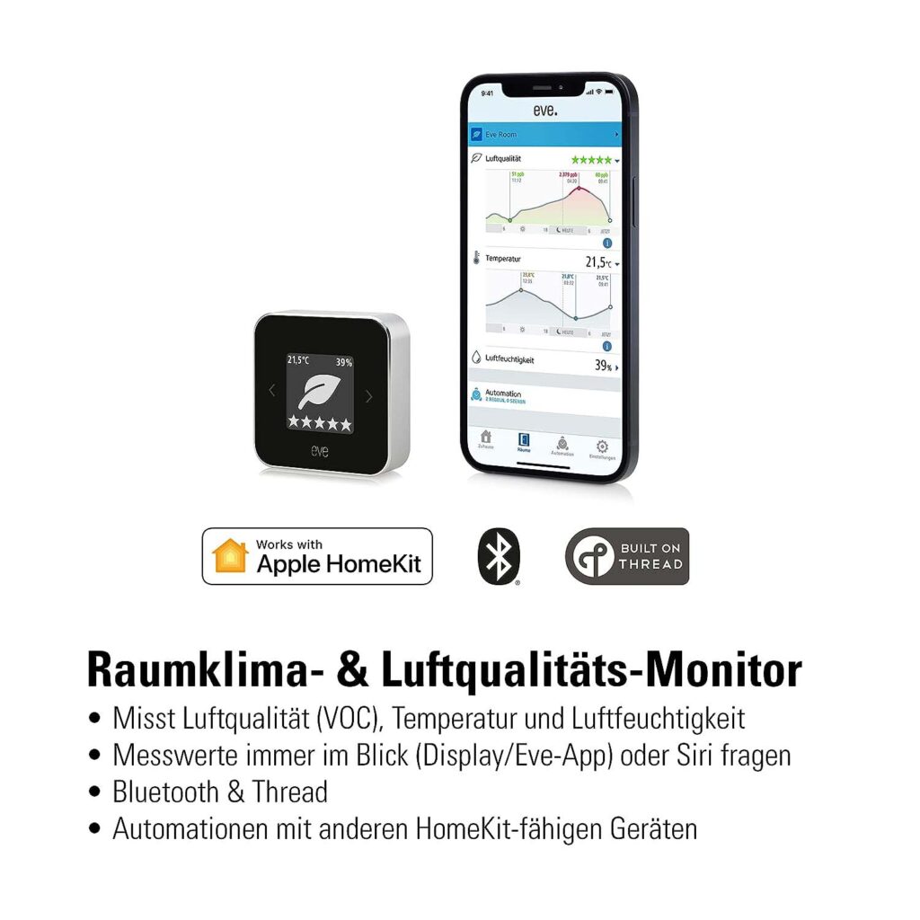 Eve Room – Raumklima- und Luftqualitäts-Monitor