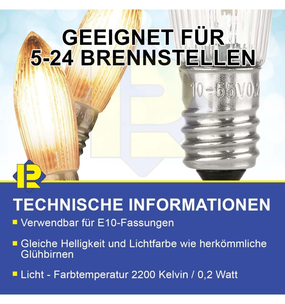 Ersatzbirnen für Lichterkette