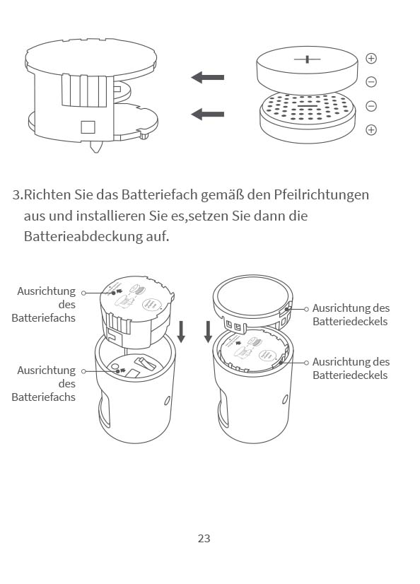 Montageanleitung für Aqara Bewegungsmelder P1