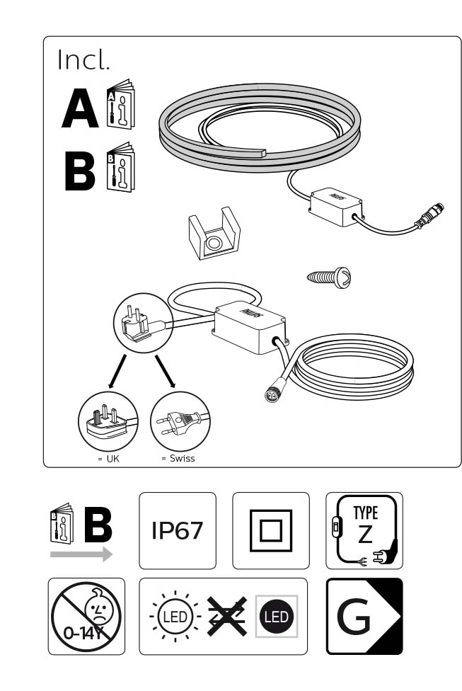 Montageanleitung für Philips Hue Outdoor Lightstrip 5m