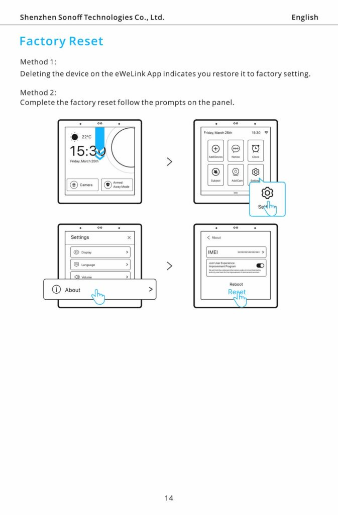 Montageanleitung für SONOFF NSPanel Pro Smart Home Control Panel