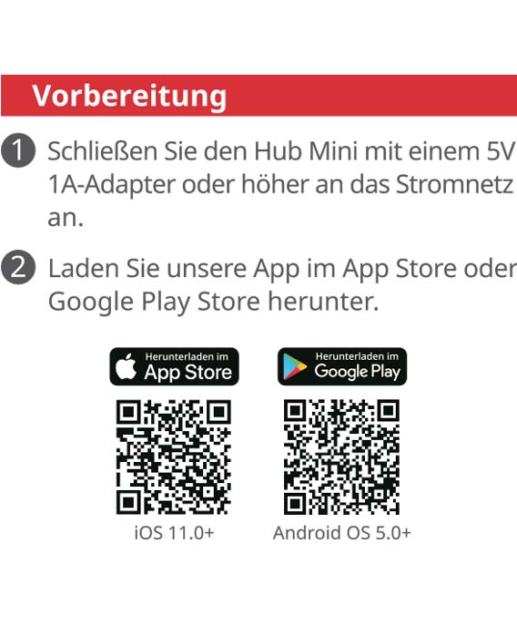 Montageanleitung für SwitchBot Hub Mini