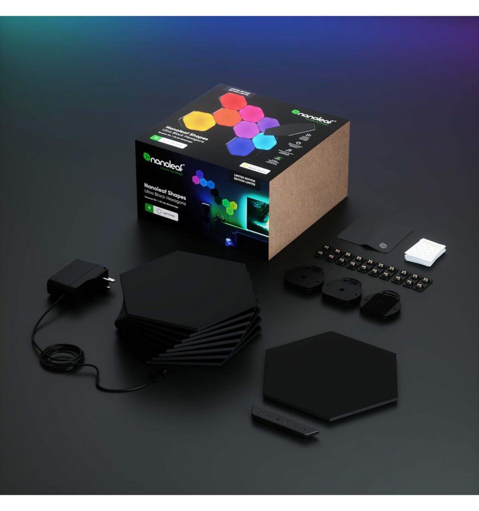 Nanoleaf Shapes Ultra Black Hexagon Starter Kit