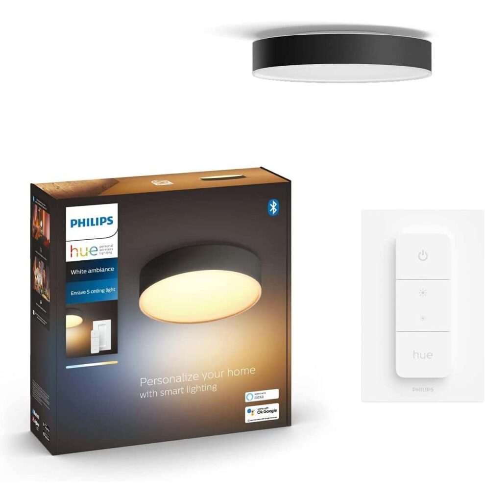 Philips Hue Enrave Deckenleuchte M inkl. Dimmschalter