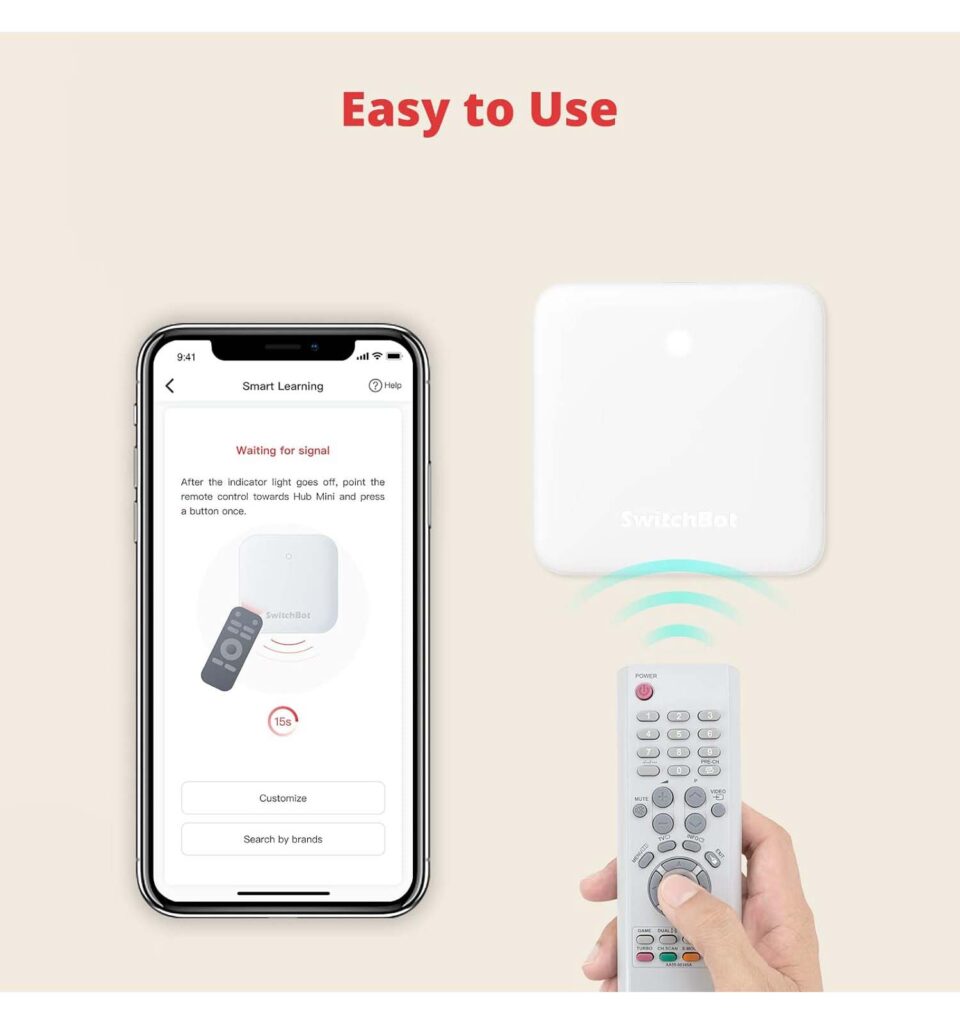 SwitchBot Hub Mini Smart IR Fernbedienung