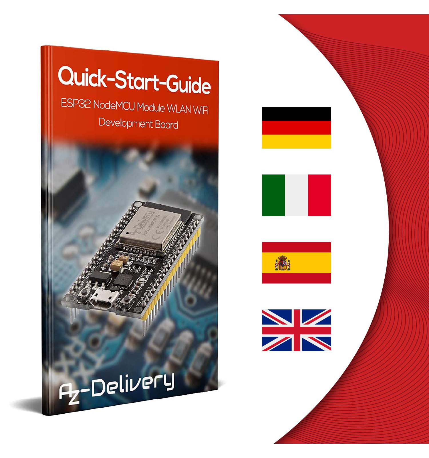 AZ-Delivery ESP32 NodeMCU Modul WLAN WiFi Dev Kit C - Toplampe.de