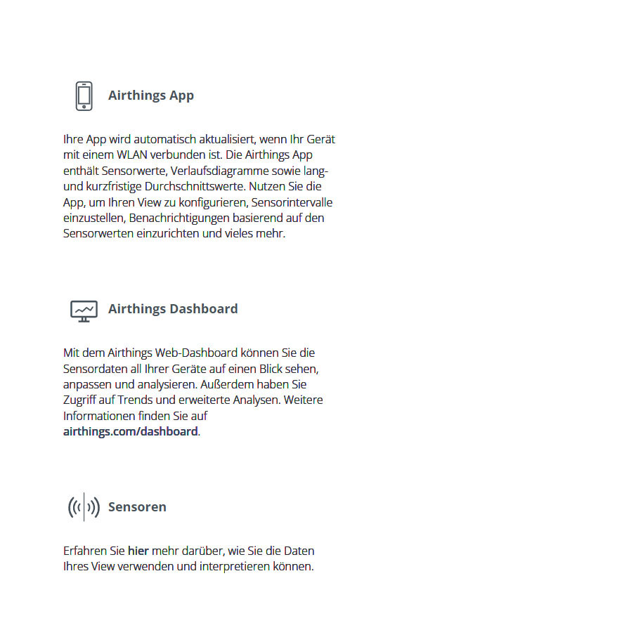 Benutzerhandbuch für Airthings 2960 View Plus