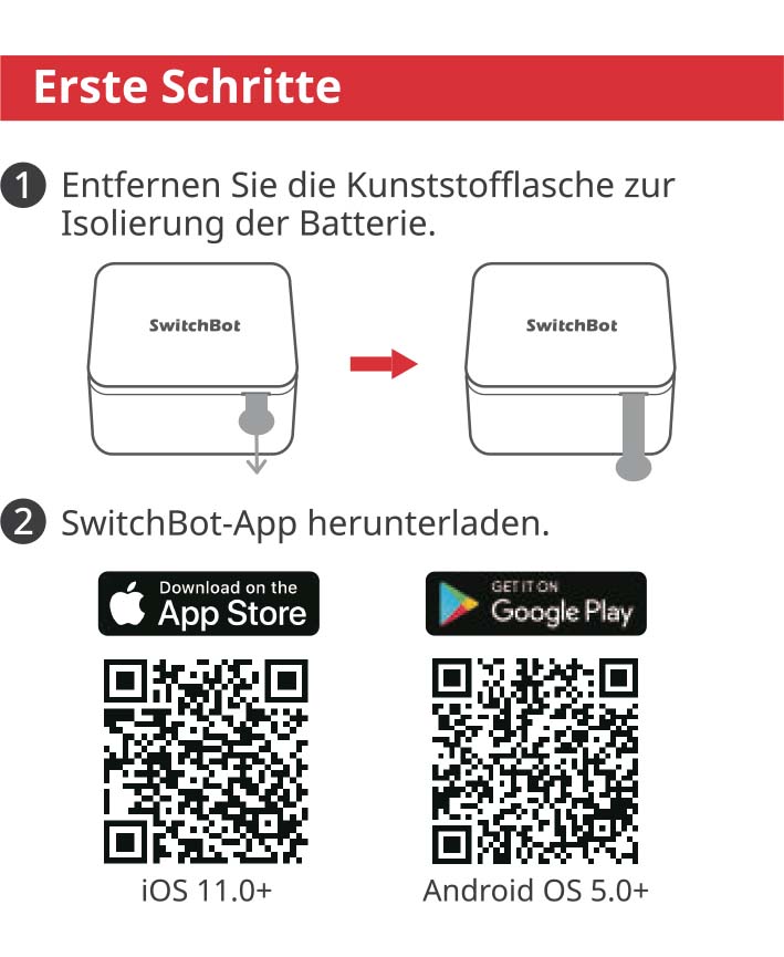 Benutzerhandbuch für SwitchBot Smart Switch Toggle