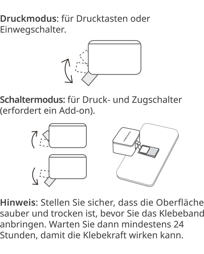 Benutzerhandbuch für SwitchBot Smart Switch Toggle