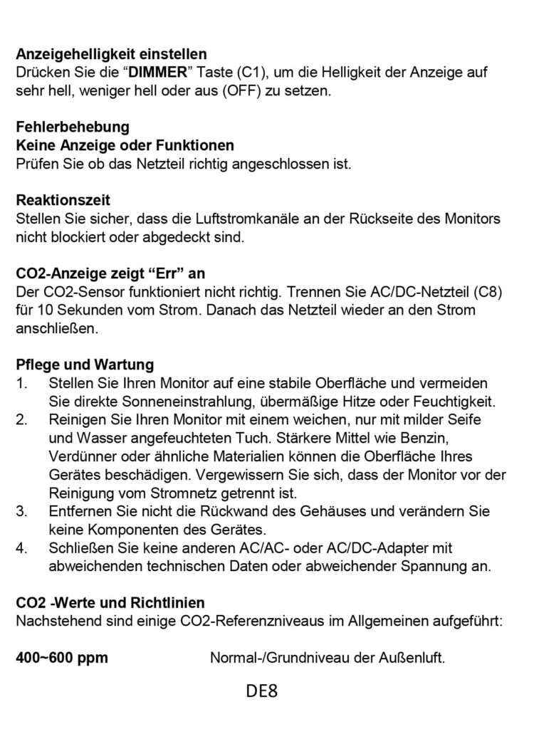 handbuch Co2 Melder