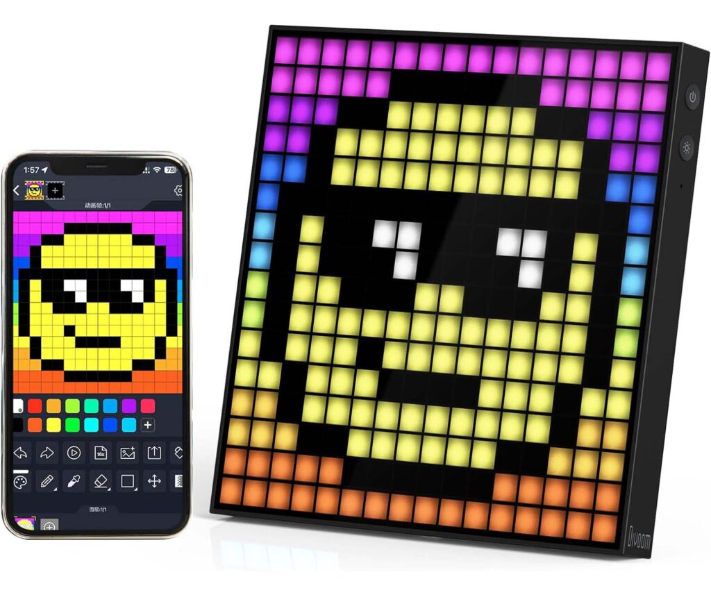 Divoom Pixoo 16x16 Pixel Art WiFi LED RGB