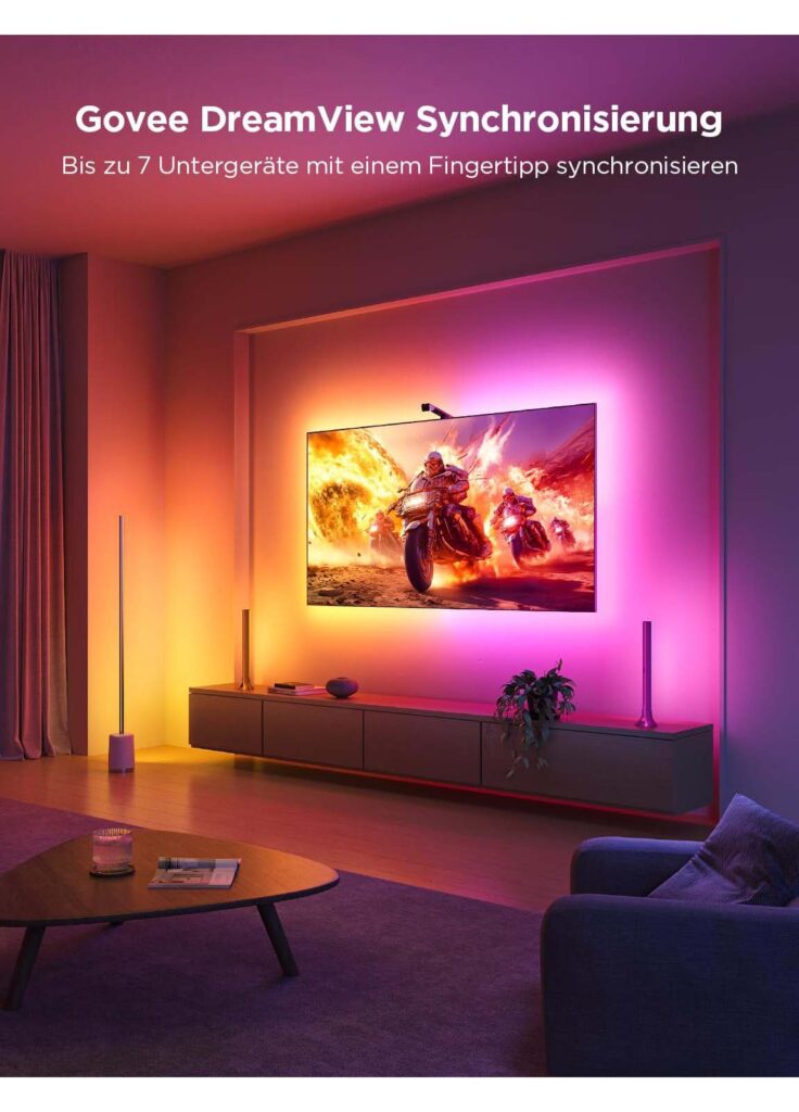 LED Hintergrundbeleuchtung mit Kamera