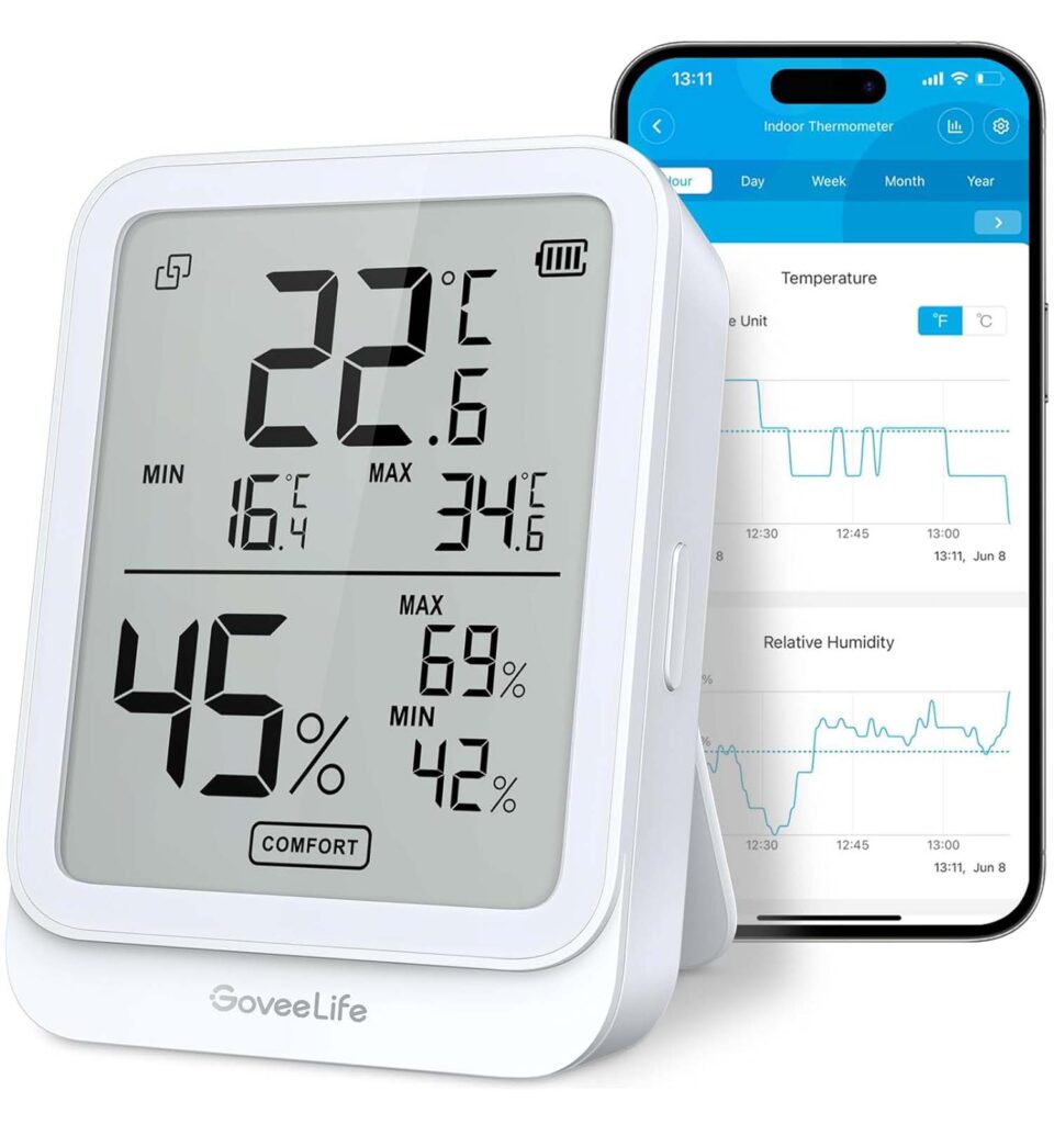 GoveeLife Digitales Thermometer Hygrometer 