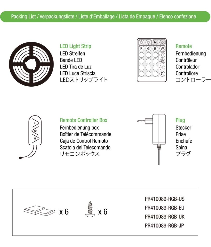 Montageanleitung für Lepro LED Strip RGB